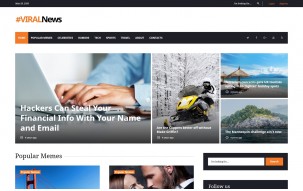 Viral News Portal & Magazine WordPress Theme