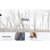 Tessa - Fashion & Clothing Store Shop Template