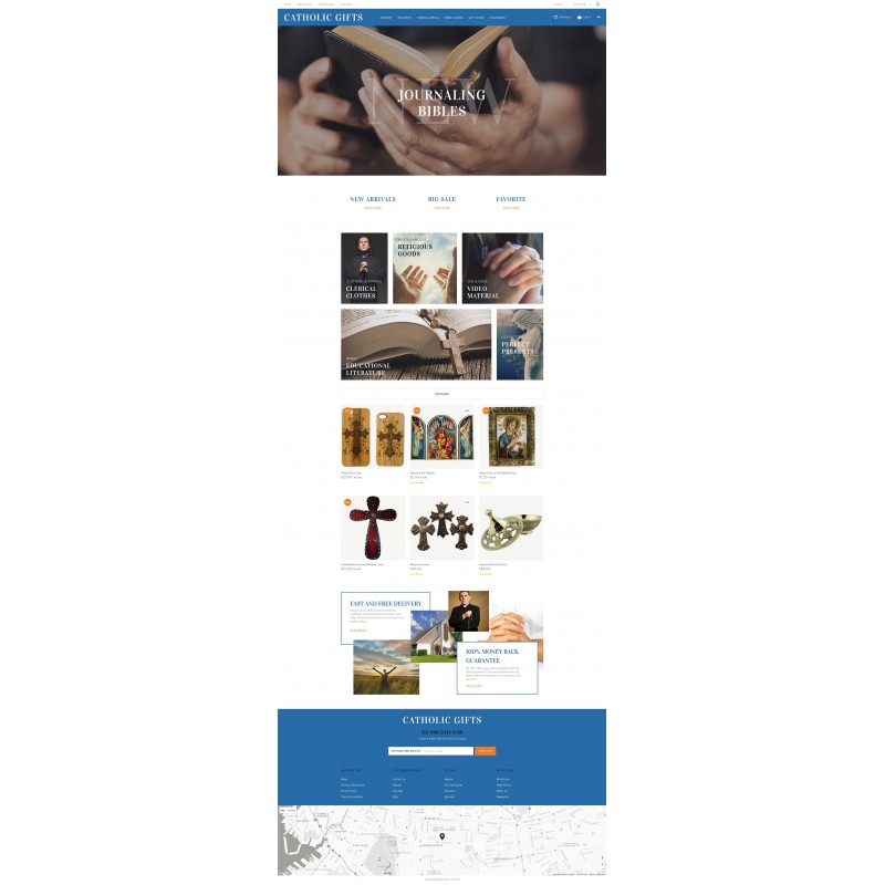 Catholic Gifts Shop Template