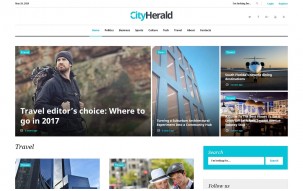 City Herald - Magazine WordPress Theme
