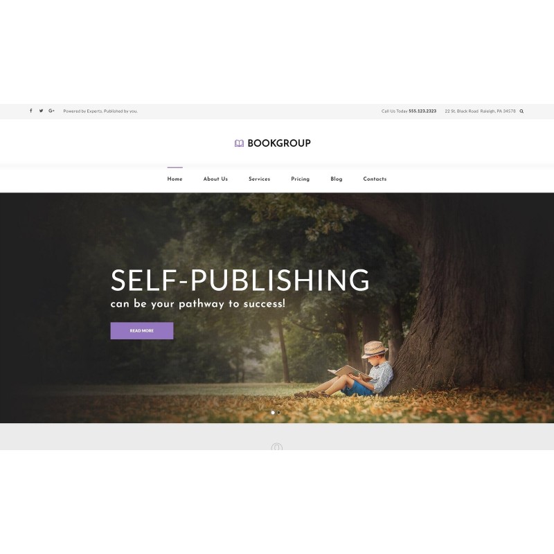 BookGroup - Book Publishing WordPress Theme