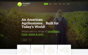 Farmland - Agriculture & Farming WordPress Theme