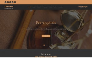 LawPress - Law Firm Responsive WordPress Theme