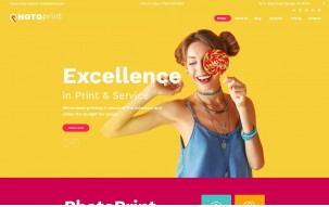 PhotoPrint - Print Shop Responsive WordPress Theme