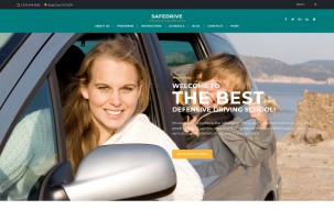 SafeDrive - Driving School Responsive WordPress Theme