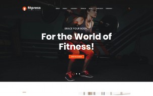 Fitpress - Fitness & Gym WordPress Theme