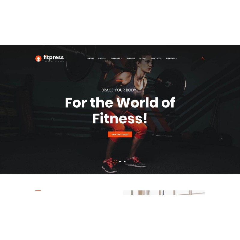 Fitpress - Fitness & Gym WordPress Theme