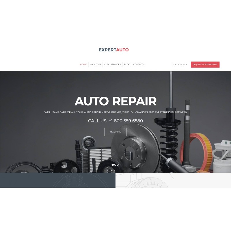 ExpertAuto - Mechanic WordPress Theme