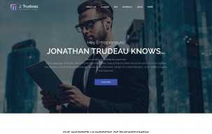 J.Trudeau - Business Coach WordPress Theme