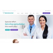 MetaDental - Private Dental Clinic Responsive WordPress Theme