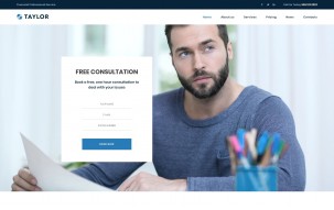 Taylor - Financial Accounting WordPress Theme