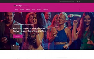 Eventique - events company WordPress Theme