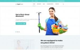 SuperClean - Cleaning & Maintenance Service WordPress Theme