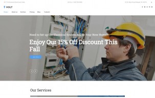 Volt - Local Electrical Service WordPress Theme