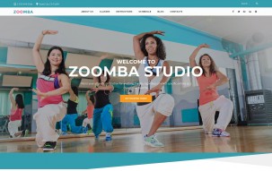 Zoomba - Zoomba Dance Studio WordPress Theme