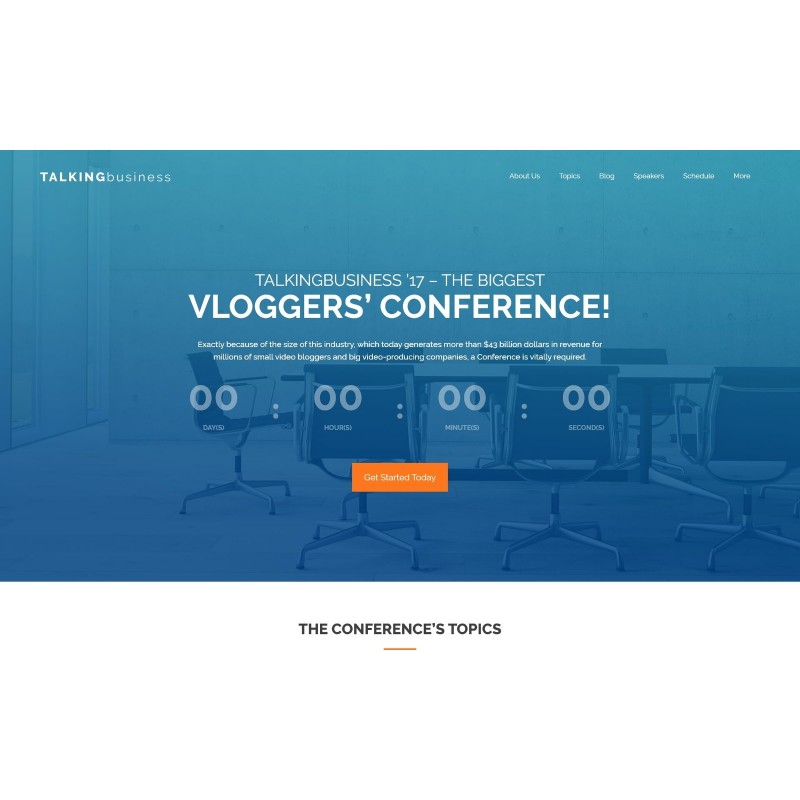 Talking Business - Business Coaching & Consulting WordPress Theme