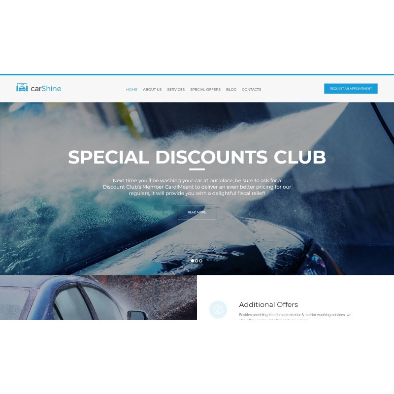 CarShine - Car Wash WordPress Theme