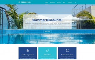 Dream Pool - Pool Cleaning & Pool Repair WordPress Theme