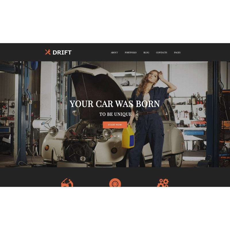 Drift - Car Service WordPress Theme