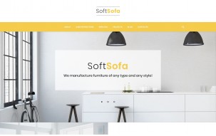 Soft Sofa - Furniture & Manufacturing Company WordPress Theme