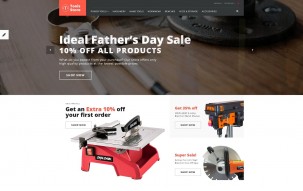 Tools Store - Building Tools & Handyman Supplies Shop Template