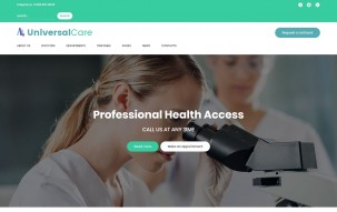 UniversalCare - Medical Center Responsive WordPress Theme