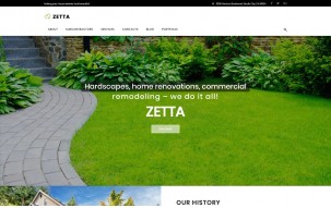 Zetta - Exterior, Garden & Landscape WordPress Theme