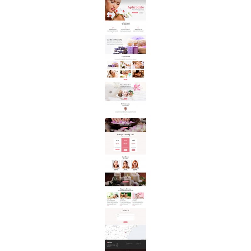 Aphrodite - Beauty & SPA Salon Responsive WordPress Theme