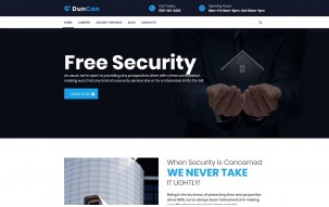 DunCan - Security Systems & Bodyguard Services WordPress Theme