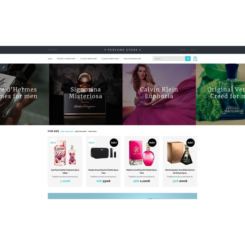 Cosmetics Store Responsive Shop Template
