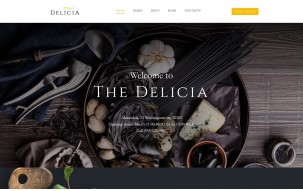 Delicia - Restaurant Responsive WordPress Theme