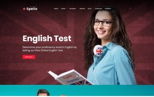 Spello - Language School WordPress Theme