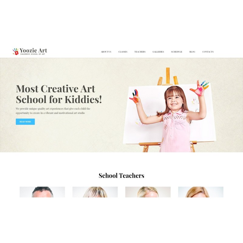 Yoozie - Children Art School WordPress theme