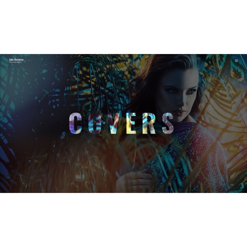 Julie Bernerro - Photographer Portfolio Responsive WordPress Theme