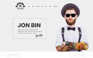 One Page Freelancer Photographer Portfolio WordPress Theme