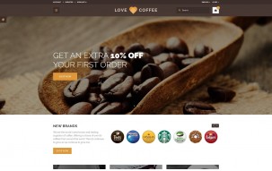 Love Coffee - Coffee House Shop Template