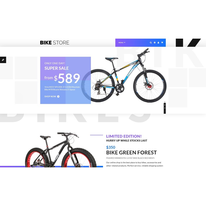 Bike Store - Bike Shop Responsive Shop Template