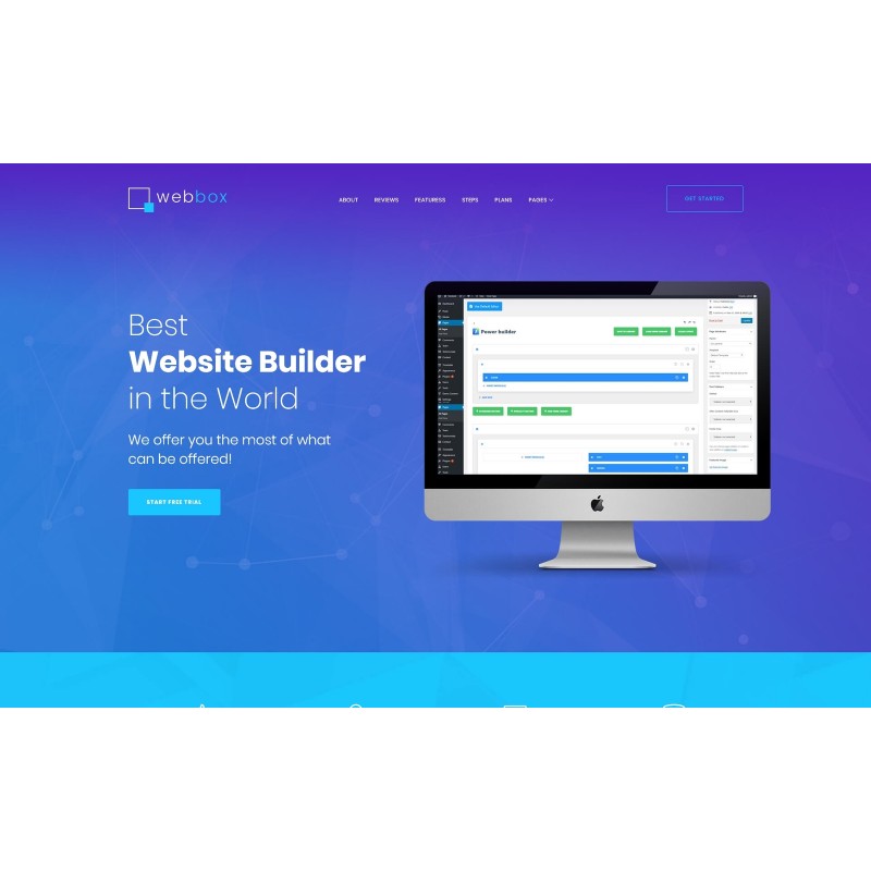 Webbox - One Page Product Landing WordPress Theme