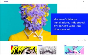 Creado - Art Gallery Responsive WordPress Theme