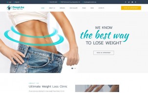 DropLbs - Weight Loss Clinic Responsive WordPress Theme