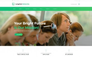 Longriver University Responsive WordPress Theme