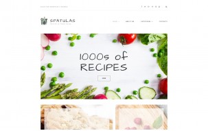 Spatulas - Recipe & Food Blog WordPress Theme