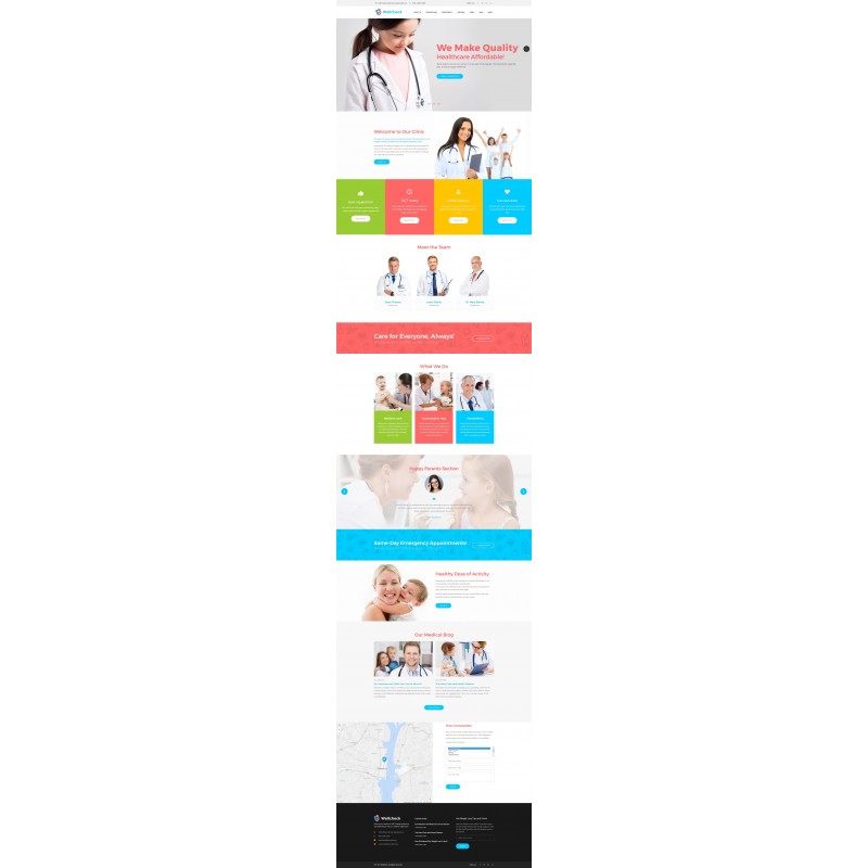 Wellcheck - Pediatric Clinic WordPress Theme