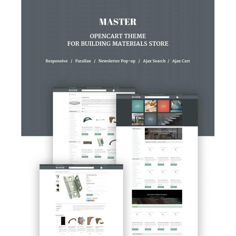 Building Materials Responsive Shop Template
