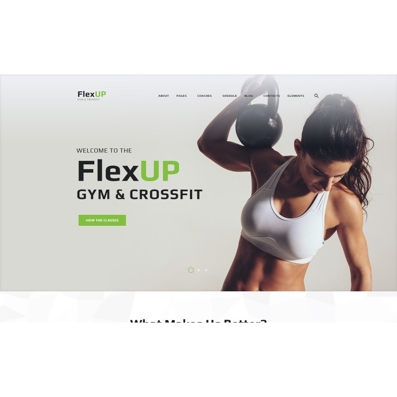 Flex Up - Crossfit WordPress theme