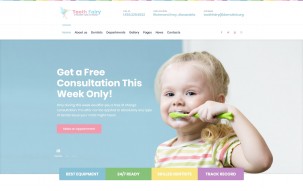Tooth Fairy - Pediatric Dentistry WordPress Theme