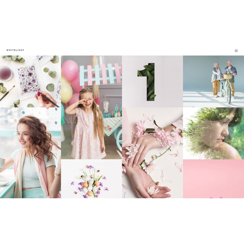 WhiteLight - professional photographer portfolio WordPress Theme