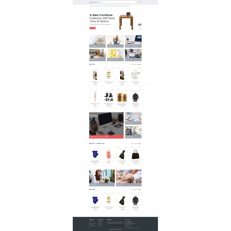Wholesale Store Responsive Shop Template
