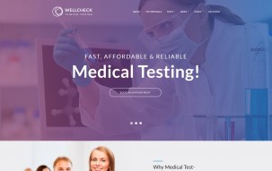 MediCheck - Medical Laboratory Responsive WordPress Theme