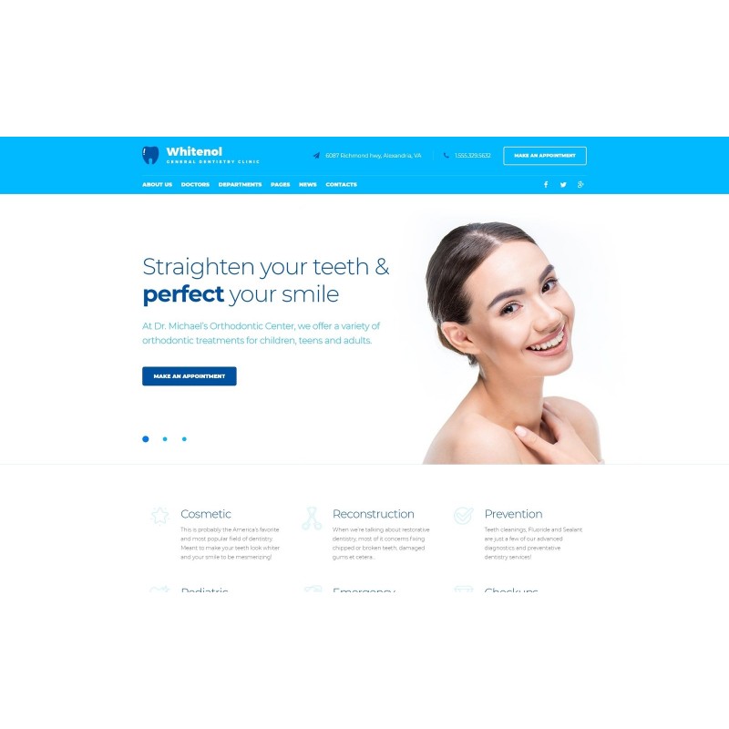 Whitenol - Dentistry Clinic Responsive WordPress Theme